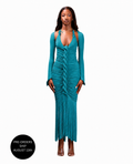CERULEAN BLUE MAXI CAPELLA DRESS (PRE-ORDER)