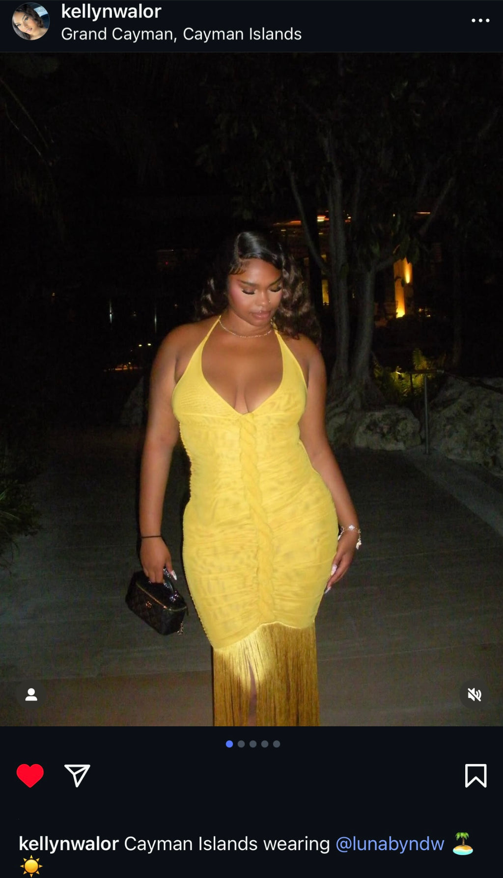 YELLOW MAXI CAPELLA DRESS